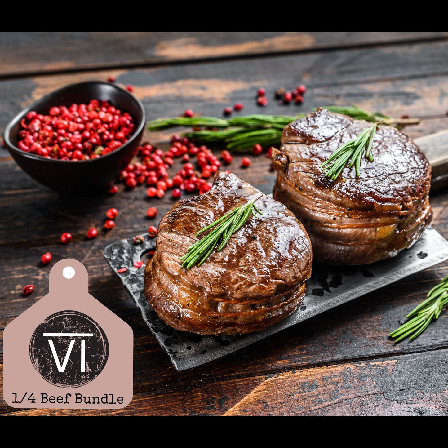 1/4 Beef Bundle - Full Payment Option: Total Price Listed